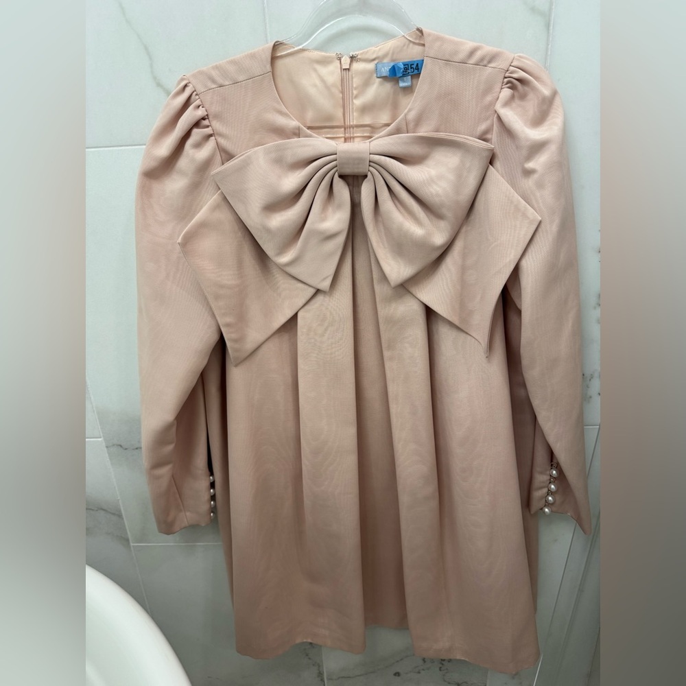 ANTONIO MELANI Pink Long Sleeve Dress